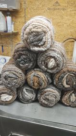 Alapaca Wool Core Spun Rug Bumps